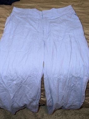 Abercrombie & Fitch Light Blue Womens Trousers